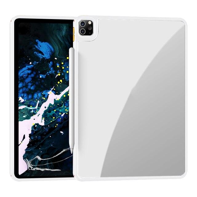 Для iPad Pro 12,9 чехол для планшета противоударный гибкий край ТПУ прозрачная задняя крышка для iPad Pro 11 Air 4 10,9