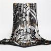 90 * 90cm New Silk Scarf Women'S Spring And Summer Decorative Scarf Sunscreen Travel Shawl Autumn And Winter Scarf Thin Edition