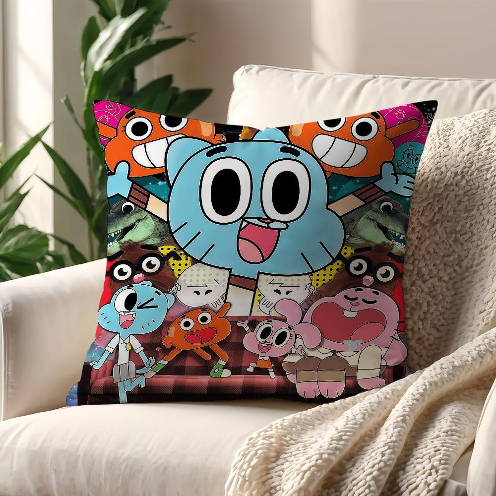Удивительный Мультяшный Мир G-gumball Наволочка Подушка Декор Комната Дом Диван Гостиная Офис Авто Нордическая Простота