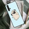 Смешной мультяшный мопс Для Huawei Nova 12i 11i 8i 12s 9 10 SE Y91 Y90 Y60 Y70 Y72 Y61 P20 P30 P40 Lite P60 Pro Чехол