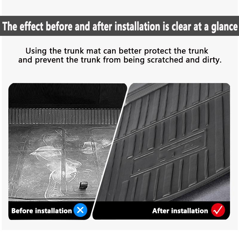 Car Trunk Floor Mat for Ford Mondeo MK5 Accessories 2013~ Fusion Liner Trunk Waterproof Tray Carpet Storage EVA Pad Material
