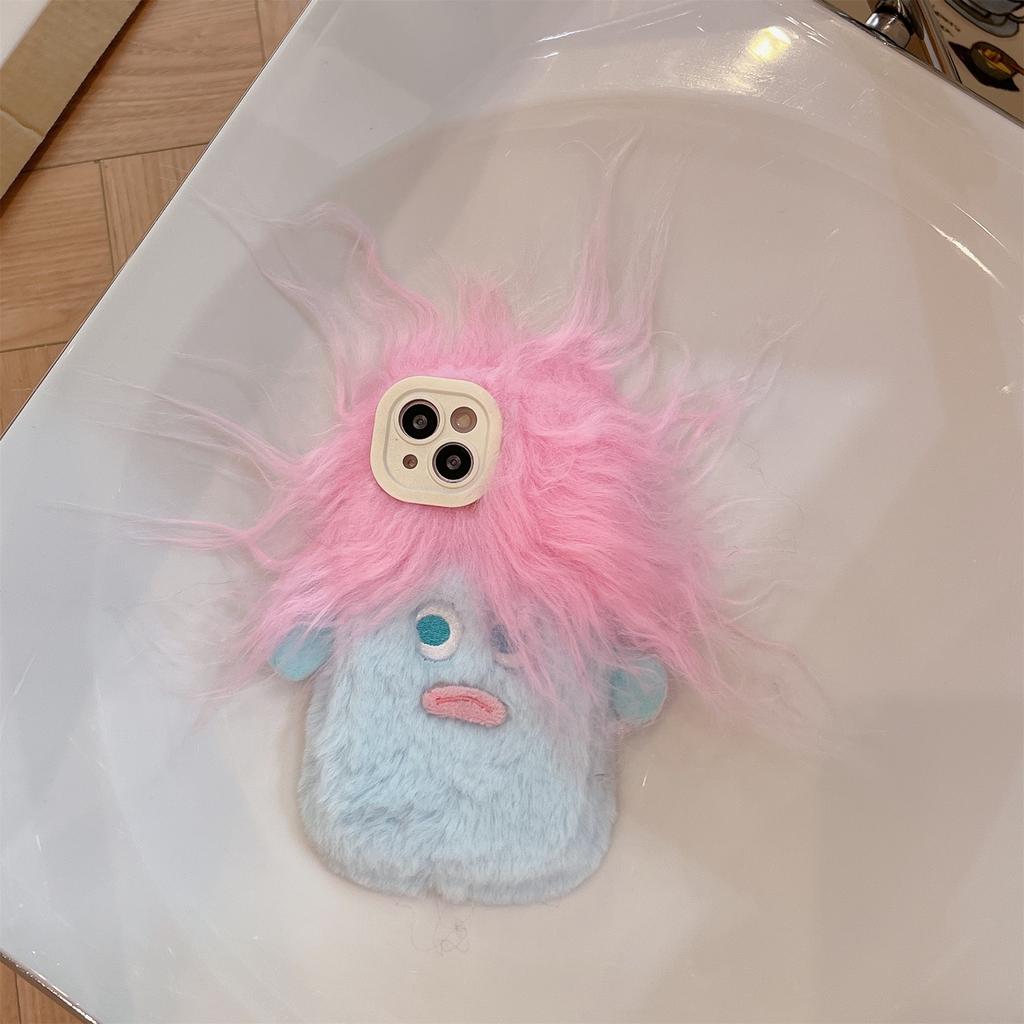 Новый чехол для телефона Rapunzel Plush подходит для iPhone 15 14 13 12 11 Plus Pro Max Cartoon Cute Plush Case