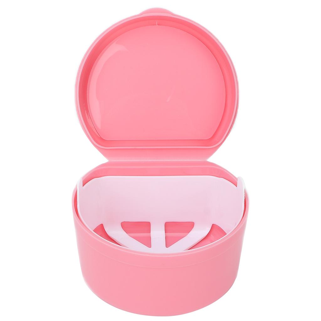 Переносной футляр для стоматологических ретейнеров, ортодонтический фиксатор для зубов, коробка для хранения искусственных зубов, розовый