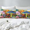 Bohemian Mushroom Pattern Bed Hat Four-Piece Bedding Set Bedroom Dormitory Bedding Decoration