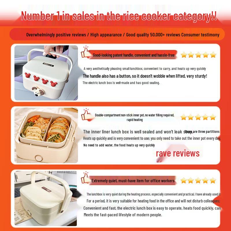 Bear Electric Heating Lunch Box