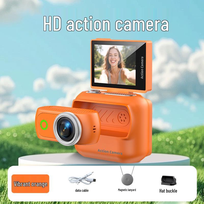 New Anti-Shake Sports Camera: WiFi Thumb Cam with Magnetic Mount for Outdoor Cycling