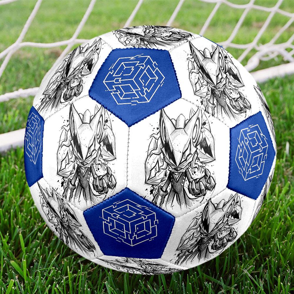 1pc Sonic the Hedgehog Soccer Ball Size 5 Indoor Soccer Ball Fashion Colorful Backyard Game - Great For Sports Fans Gift HE49