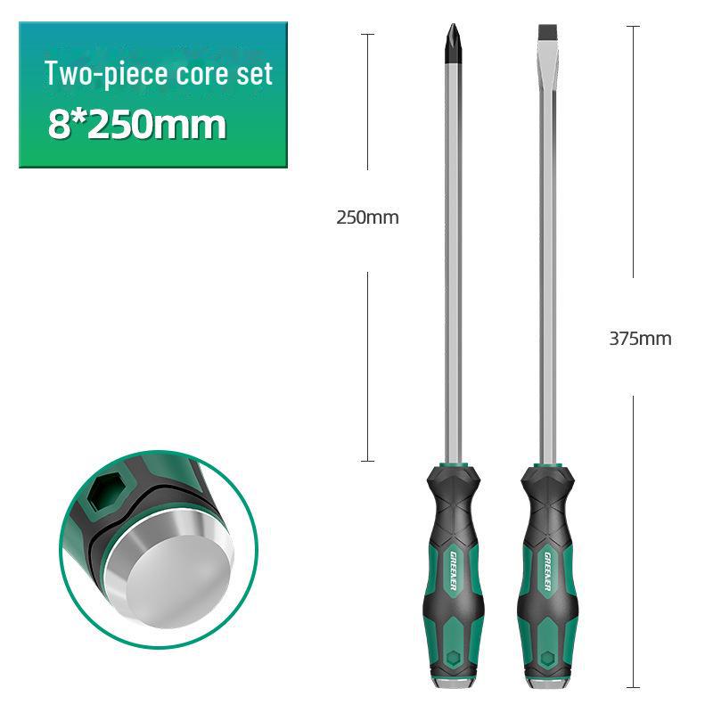 Набор промышленных отверток Green Forest Master с плоской головкой и крестовой головкой