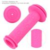 Children s Kids Bike Scooter Handle Bar Anti slip Grips Bicycle Handlebar Grips(rose red)