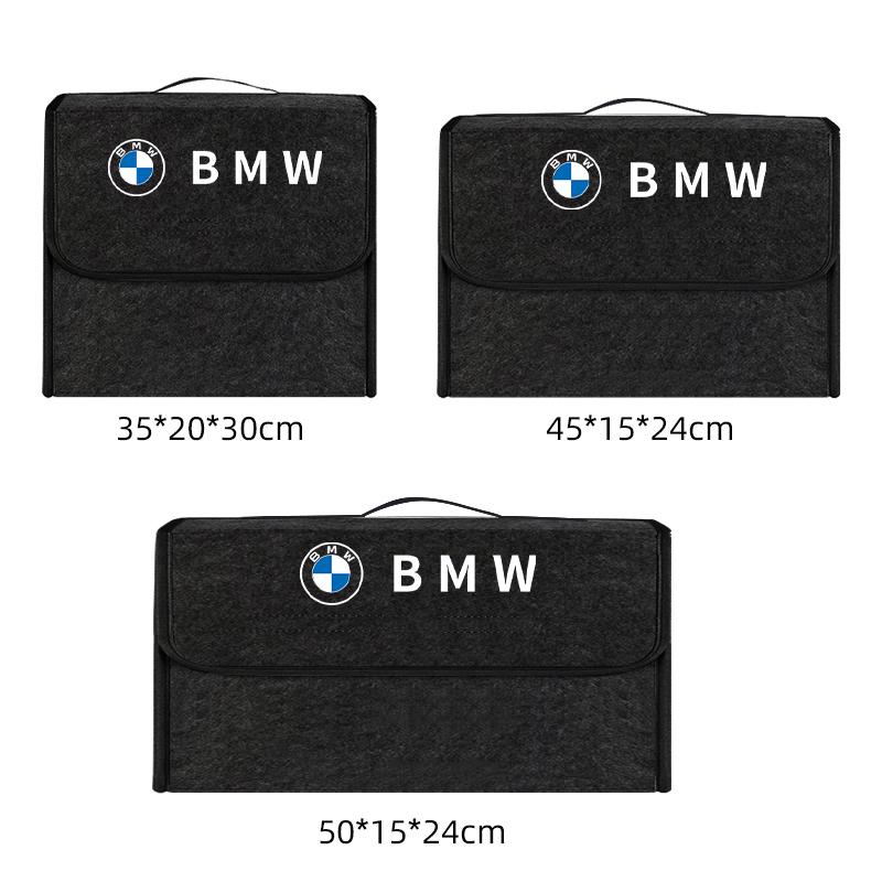 HBSW4 D5D486 Car interior stickers For BMW X3 X5 E36 E39 E46 E60 E90 E90 Felt Storage Bag Folding Organizer Box Trunk Tool Case