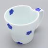Hasami ware Senemon kiln Koume mug blue 23-171