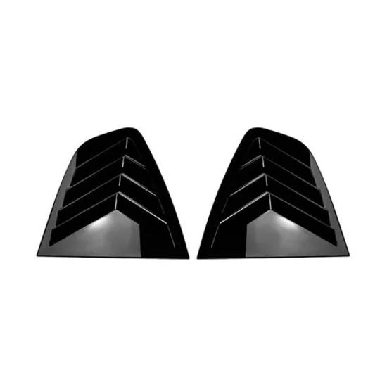 For Alfa Romeo Giulia 2015 2016 2017-2024 ABS Plastic Rear Window Quarter Louver Cover Side Vent Trim Car Adhesive Accessories