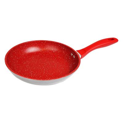 Direct Tele Shop Flavor Stone 24 см Сковорода для жарки Соте Сковорода Отдельная позиция (красный) Не прилипающий