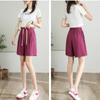 2022 Summer Fashion Korean Casual Shorts High Waist Wide Leg Women Simple Loose Harajuku Drawstring High Street Sweatshorts