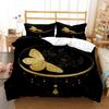 Магическая Астрология Эзотерический Золотой Принт Набор из Трех Предметов Модный Постельный Принадлежность для Детей или Взрослых для Кроватей Пододеяльники Наволочки