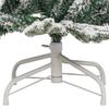 Artificial Foldable Christmas Tree White 150 cm PE and PVC