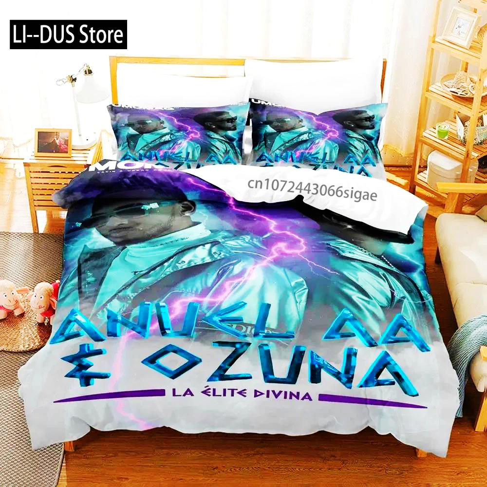 Anuel Aa Real Hasta La Boys Bedroom Duvet Cover Set Single Double Full Queen King Size 2024 Duvet Cover Bed Set