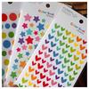 6 листов/лот Красочные наклейки Забавная игрушка Детская бумага Дневник Журнал Скрапбук Декоративная наклейка для ноутбука Классическая