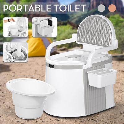 Портативный туалет для кемпинга, 150 кг, для взрослых и детей, мобильный туалет для кемпинга, для дома, для пожилых людей, для больниц, для путешествий, на лодке для беременных