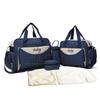 Fashionable Printed Mommy Bag Five Piece Set Large Capacity Multifunctional One Shoulder Crossbody Bag Outdoor Diaper Bag
