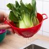 6 Inch Vegetable Strainer Plastic Fruit Draining Basket Durable Food Colander  Kitchen