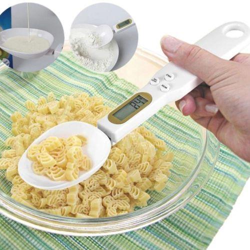 Цифровые весы для ложек, ЖК-дисплей, кухонные весы для ложек, 500 г/0,1 г, электронные мерные весы для ложек