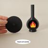 Мини DIY Рождественский камин для микроландшафта с пряничным человечком