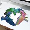 Симулированный глаз 3D-печатная модель попугая Сверкающее Гибкое Животное 3D-печатный попугай Животное Вращающиеся Подвижные Суставы