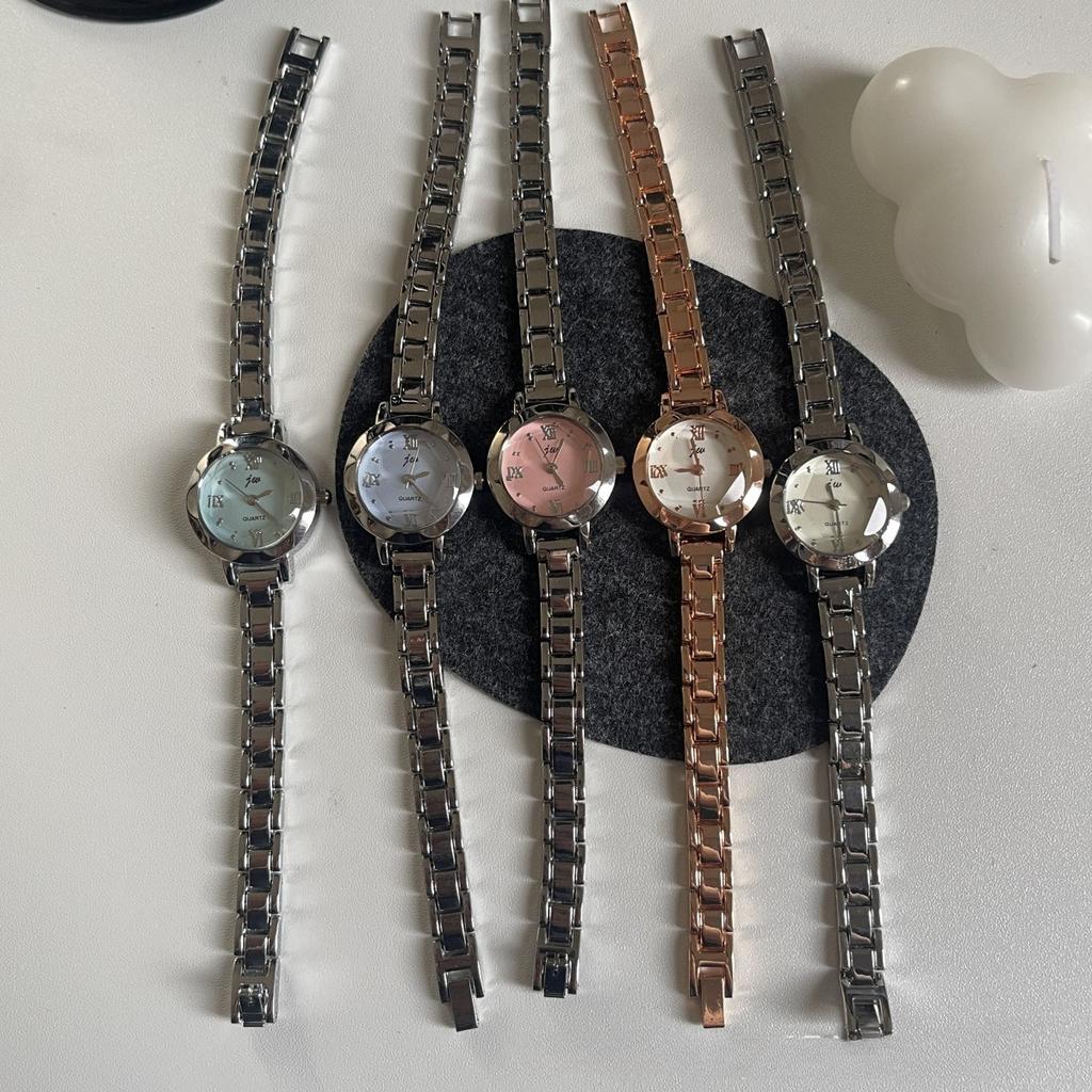 Роскошные часы с маленьким циферблатом для женщин, серебристого цвета, браслет из нержавеющей стали, кварцевые наручные часы, женские часы для платья, подарок, Relogio Feminino