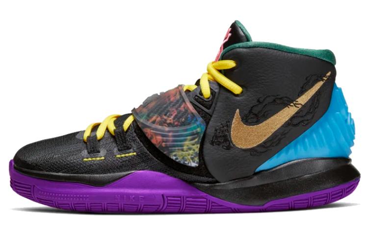 Nike Kyrie 6 Irving 6 CNY China Year Game Ready Mid top Basketball Shoes Blue Purple CQ5820-001