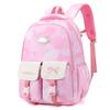 Стильный и модный водонепроницаемый школьный рюкзак для девочек с мультяшными принтами в фиолетовом, розовом и синем цветах