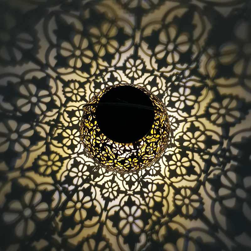 Открытый Утюг Искусство Солнечный Свет Кемпинг Газон Пейзаж Свет Украшения Ручной Фонарь Воздушная Проекция Свет Открытый Кемпинг Украшения