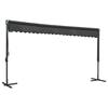Auvent sur pied - Maison Exclusive - 500 x 300 cm - Anthracite - Acier &amp; polyester imperméable
