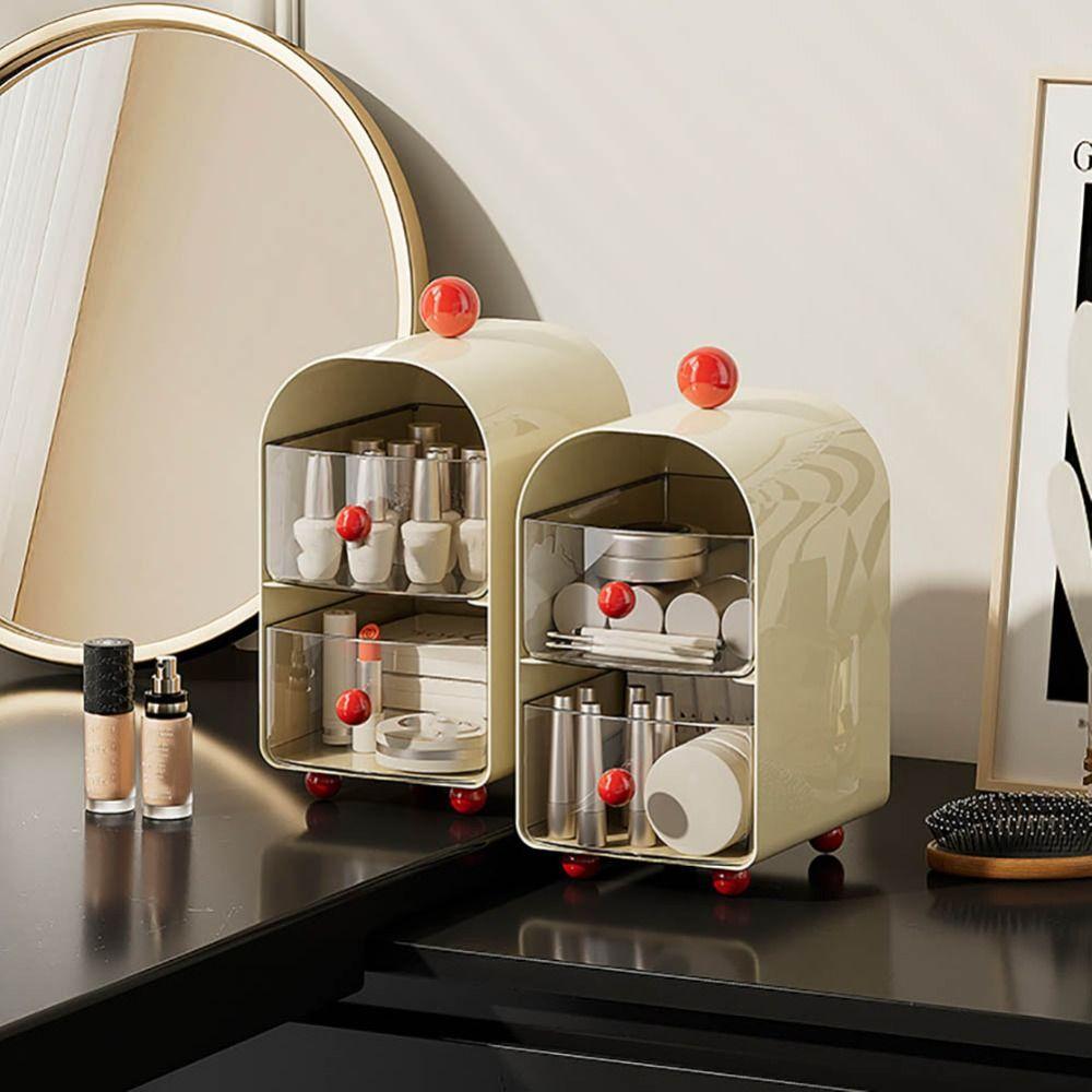 Акриловый ящик для хранения чайных пакетиков, двухслойный контейнер для хранения, новый прозрачный витринный офис