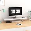80cm Natural Wood Desktop Monitor Riser Stand with Acrylic Legs