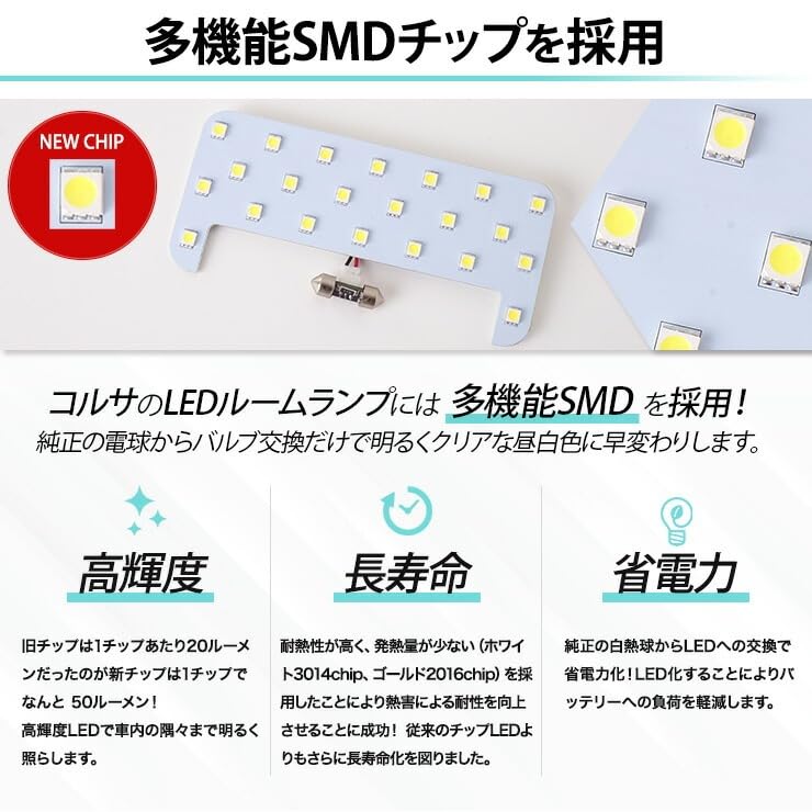 Комплект светодиодных ламп салона Corsa X-Trail T33, Белый, Внутреннее освещение, Яркость, Включены специальные инструменты,