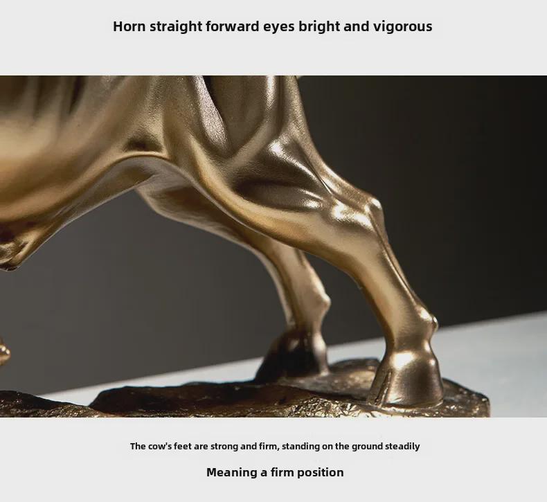 Декор фигурки быка Тельца: Роскошное украшение для гостиной и винного шкафа с бесплатной доставкой — идеальный декоративный подарок для мужчин