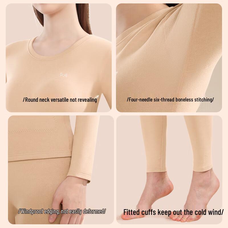 Женский термокомплект из кашемира и шелка Mao Ren