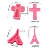 Rose Flower Cross Candle Molds for Making Candle Gypsum Ornaments Room Decorations Christmas Valentines Gift
