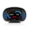Car Head Up Display Multi-funciton OBD GPS Slope Meter Atmosphere Lamp Full LCD Smart Gauge with 12