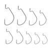 10pcs Anzuelos Lure Softjerk Worm Hook Fishing Tackle Wide Crank Fishhooks Fishing Hook