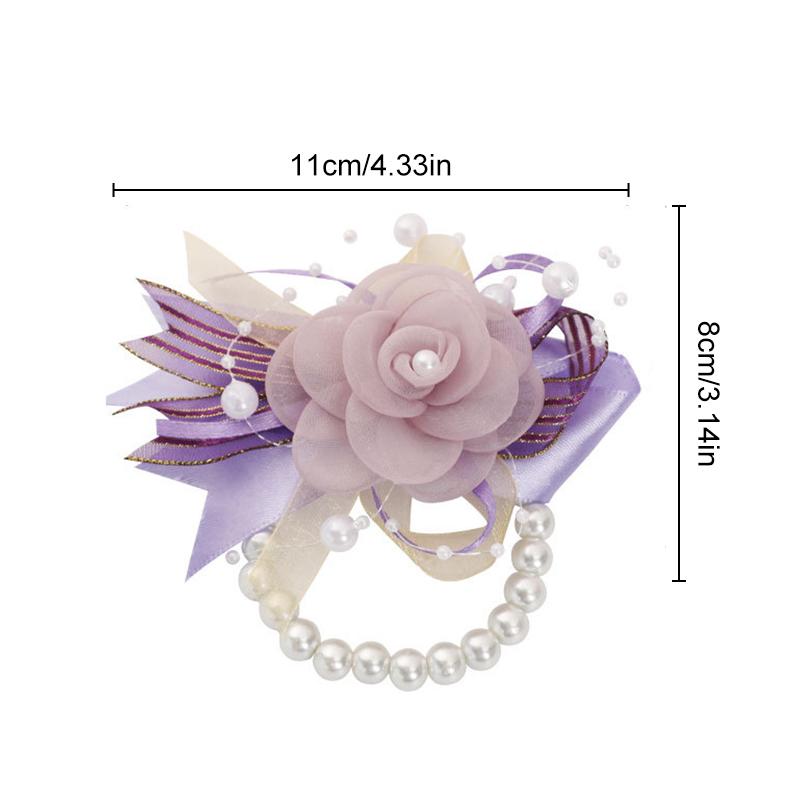 Свадебные торжества подружки невесты, свадебная вечеринка, эластичные аксессуары для фотографий с жемчугом, принадлежности