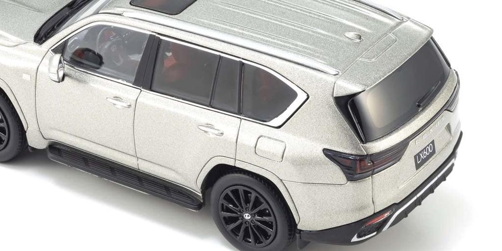Kyosyo Original Lexus LX 600 F SPORT Titanium Только автомобиль Завершенный продукт 1/43 (Соник Ф/Экспорт LHD)