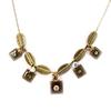 Les Trésors De Lily [D2420] - Designer Necklace 'Phedre' Brown