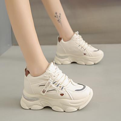 Модные новые однотонные осенние туфли для женщин 2024 Высокое качество Легкие Нескользящие Для улицы Женские вулканизированные туфли Zapatillas Mujer