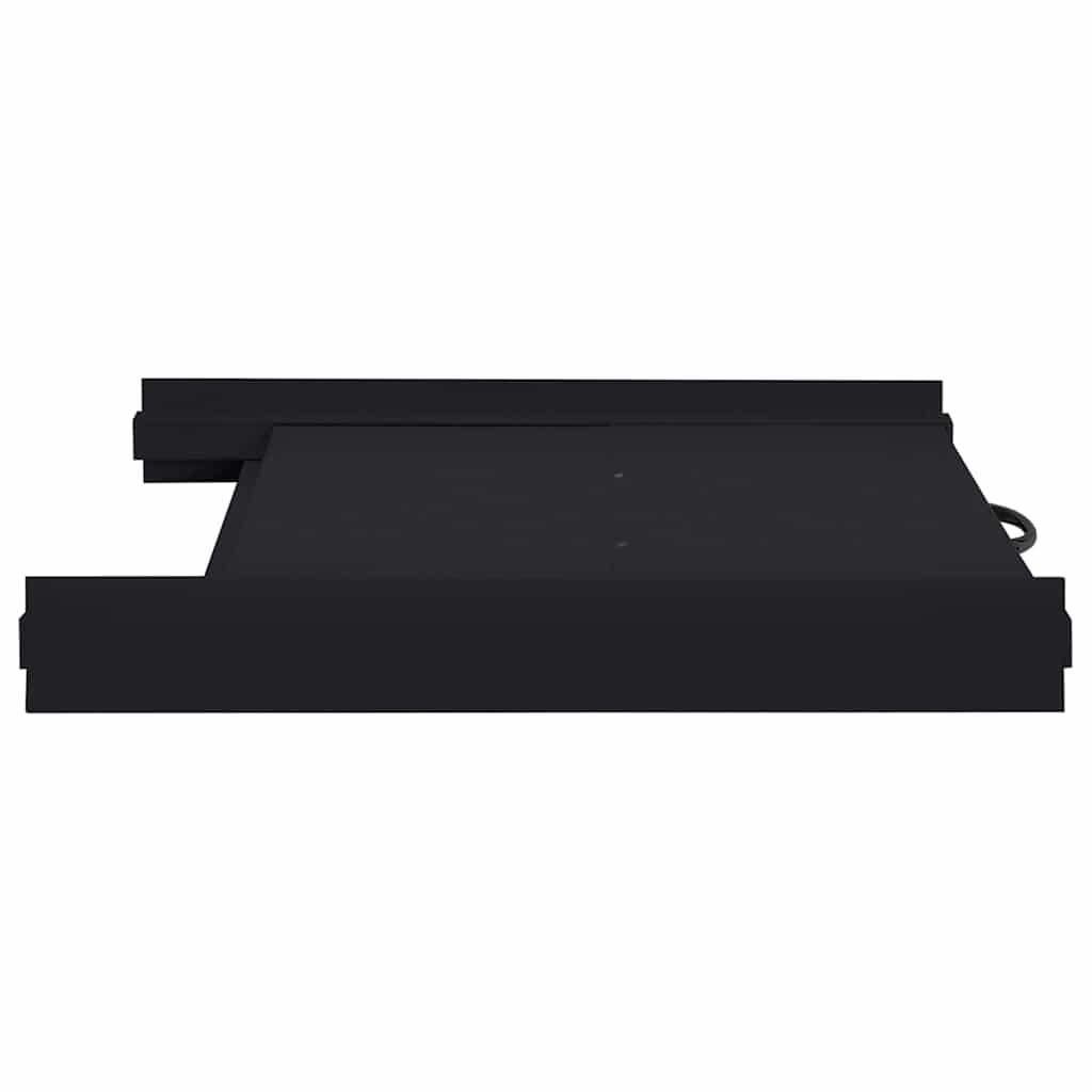 Washing Machine Shelf Black 60 x 60 x 8 cm Steel