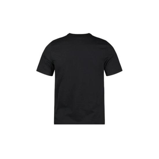 Nike Мужской черный пуловер с круглым вырезом и логотипом, дышащая футболка с коротким рукавом BV7679-010