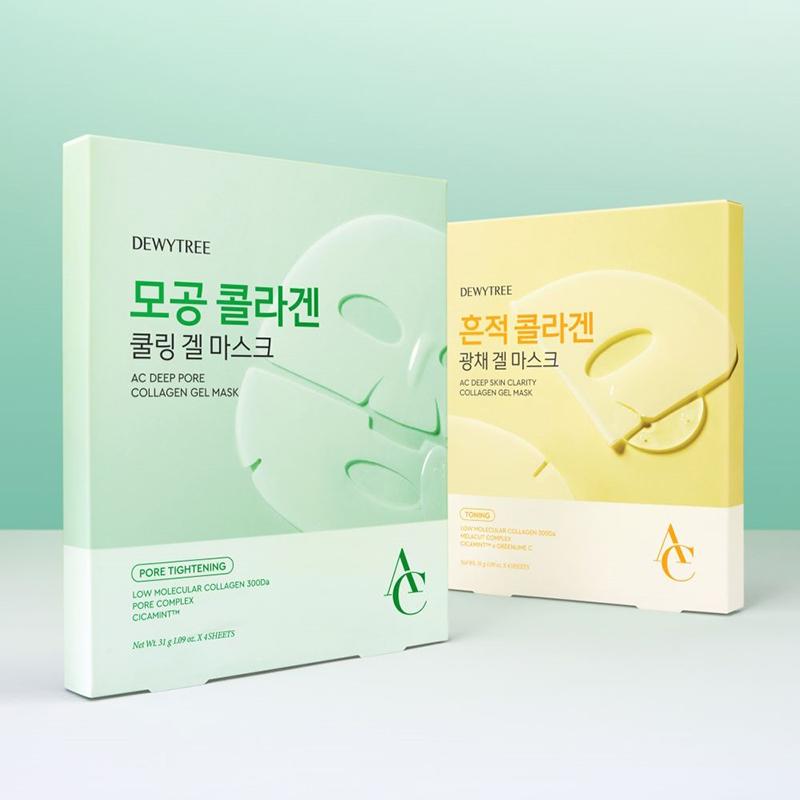 DEWYTREE AC Глубоко очищающая коллагеновая гелевая маска 31г*4шт