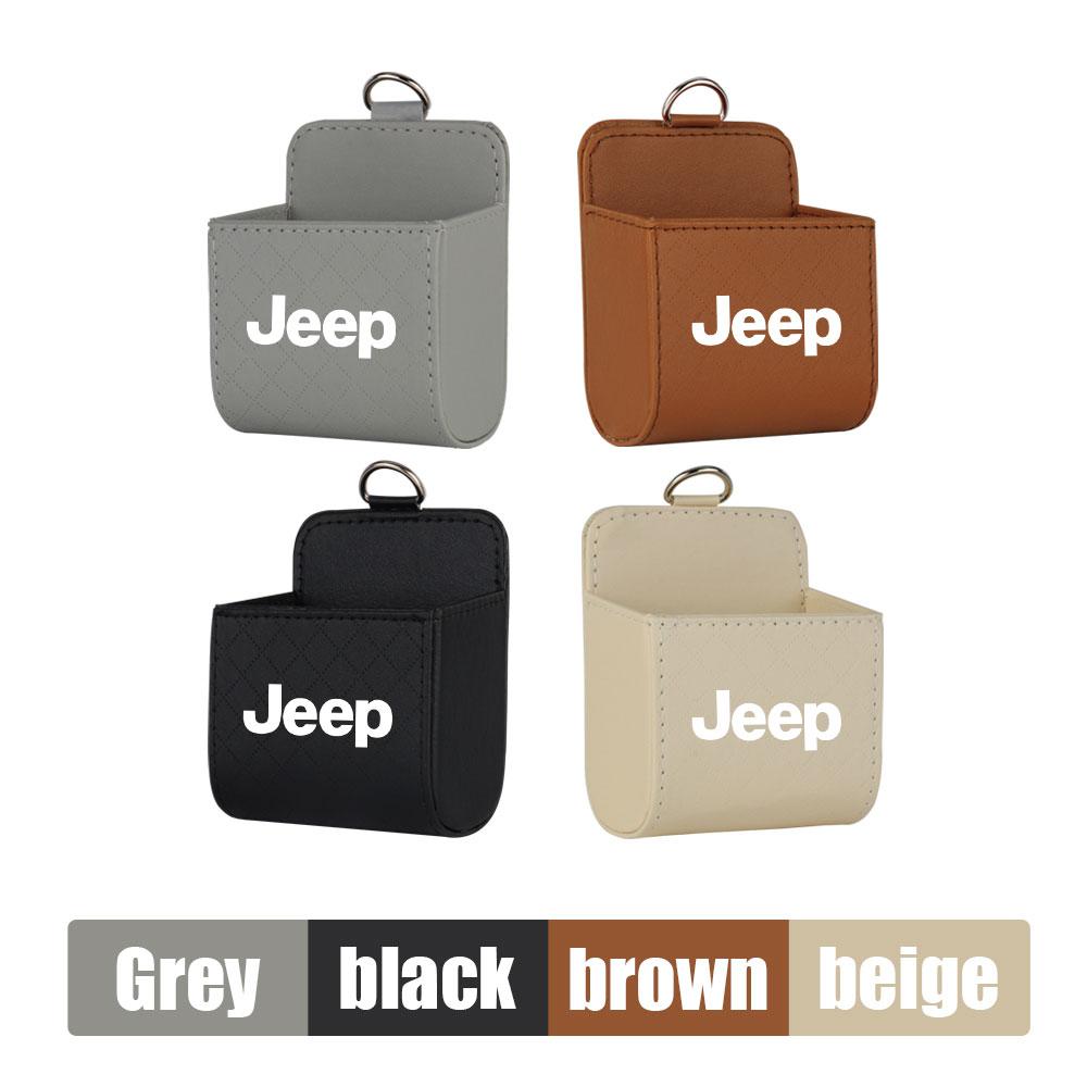 Car air conditioning socket storage bucket hanging storage box for Jeep JPB Renegade Wrangler JK Compass Grand Cherokee Gladiato
