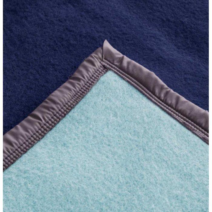 Двустороннее одеяло из 100% чистой шерсти "Volta" 500 г/м² Золотое руно - Volta Marine Myosotis - 240 x 300 см